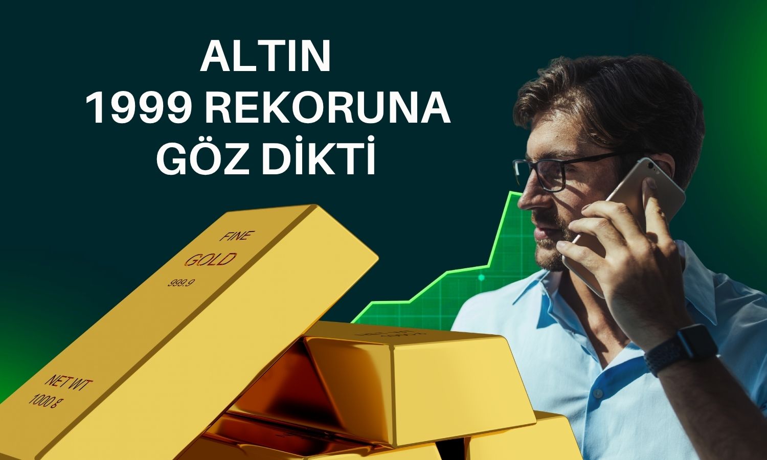 Altın 1999’dan bu yana en güçlü aylık yükselişine hazırlanıyor