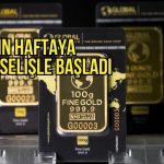 Altın petroldeki sert düşüşle haftaya yükselişle başladı