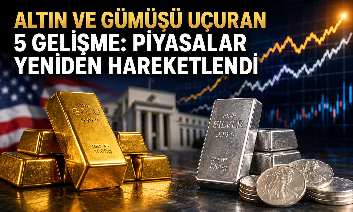 Altın ve gümüşte sert ralli: Yükselişin arkasındaki kritik etkenler
