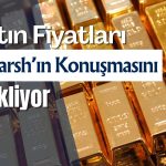 Altın Warsh’ın konuşması öncesinde geriliyor