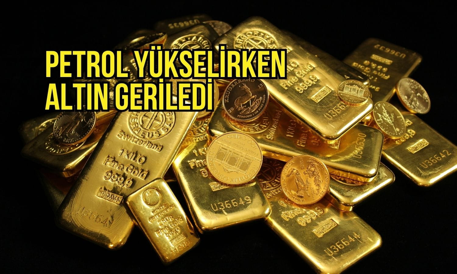 Altın yükselen tahvil getirileri ve petrol fiyatlarıyla geriledi