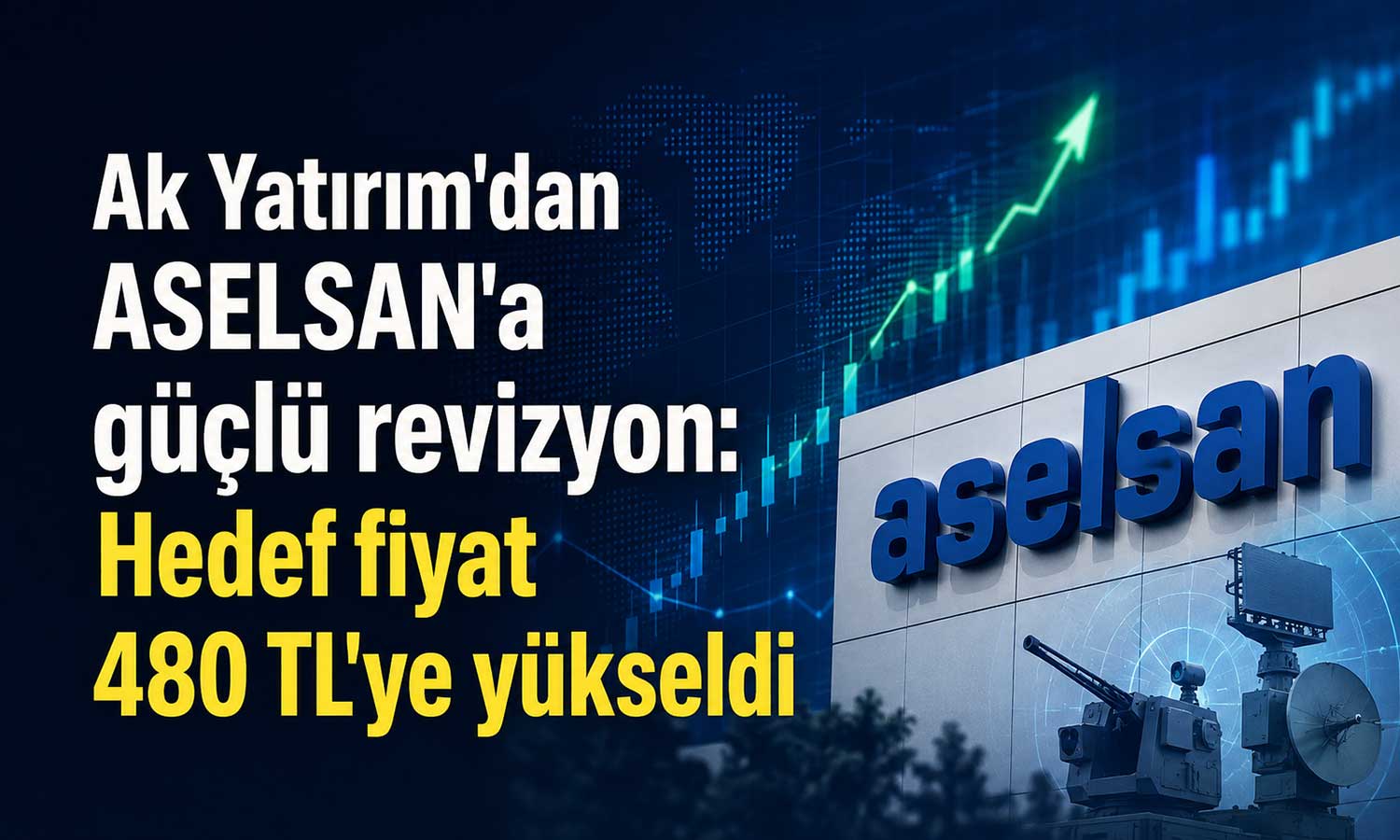 ASELSAN için hedef fiyat artırıldı: Ak Yatırım’dan 480 TL tahmini