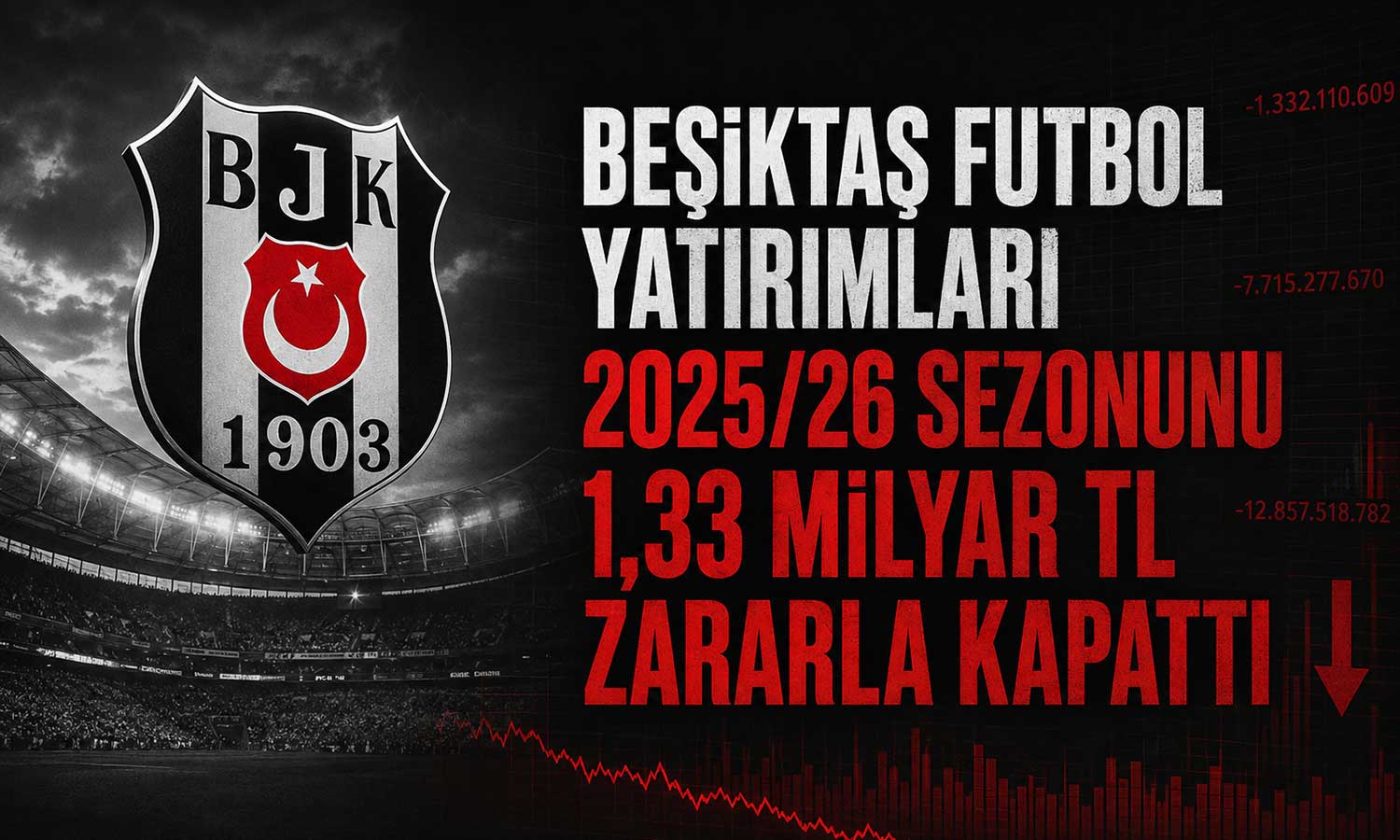 Beşiktaş’ta zarar devam ediyor: Denetim raporunda kritik uyarılar