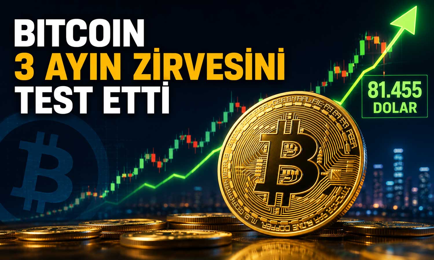 Bitcoin Mayıs'tan bu yana en yüksek seviyeyi gördü