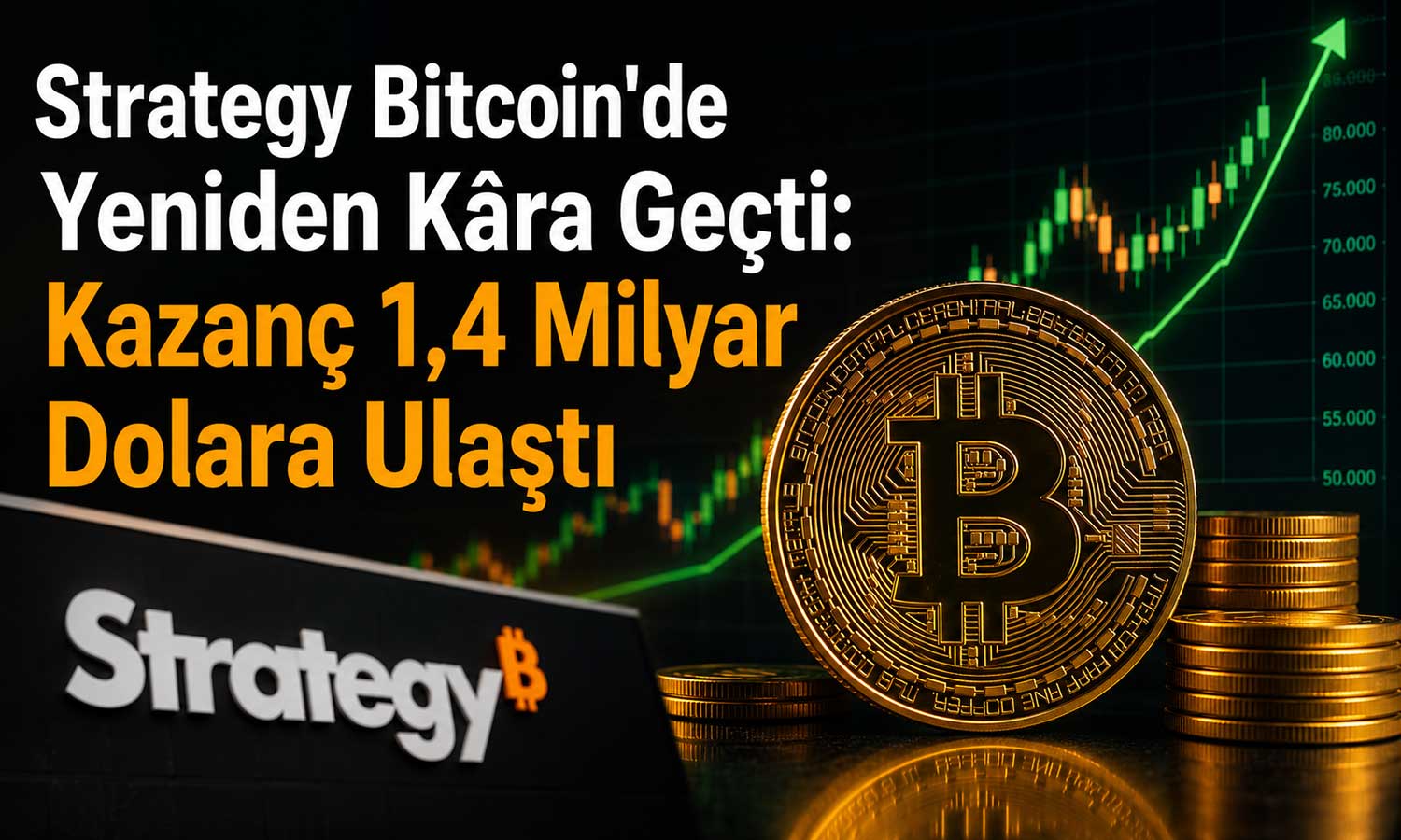 Bitcoin yükseldi: Strategy’nin zararı kara döndü