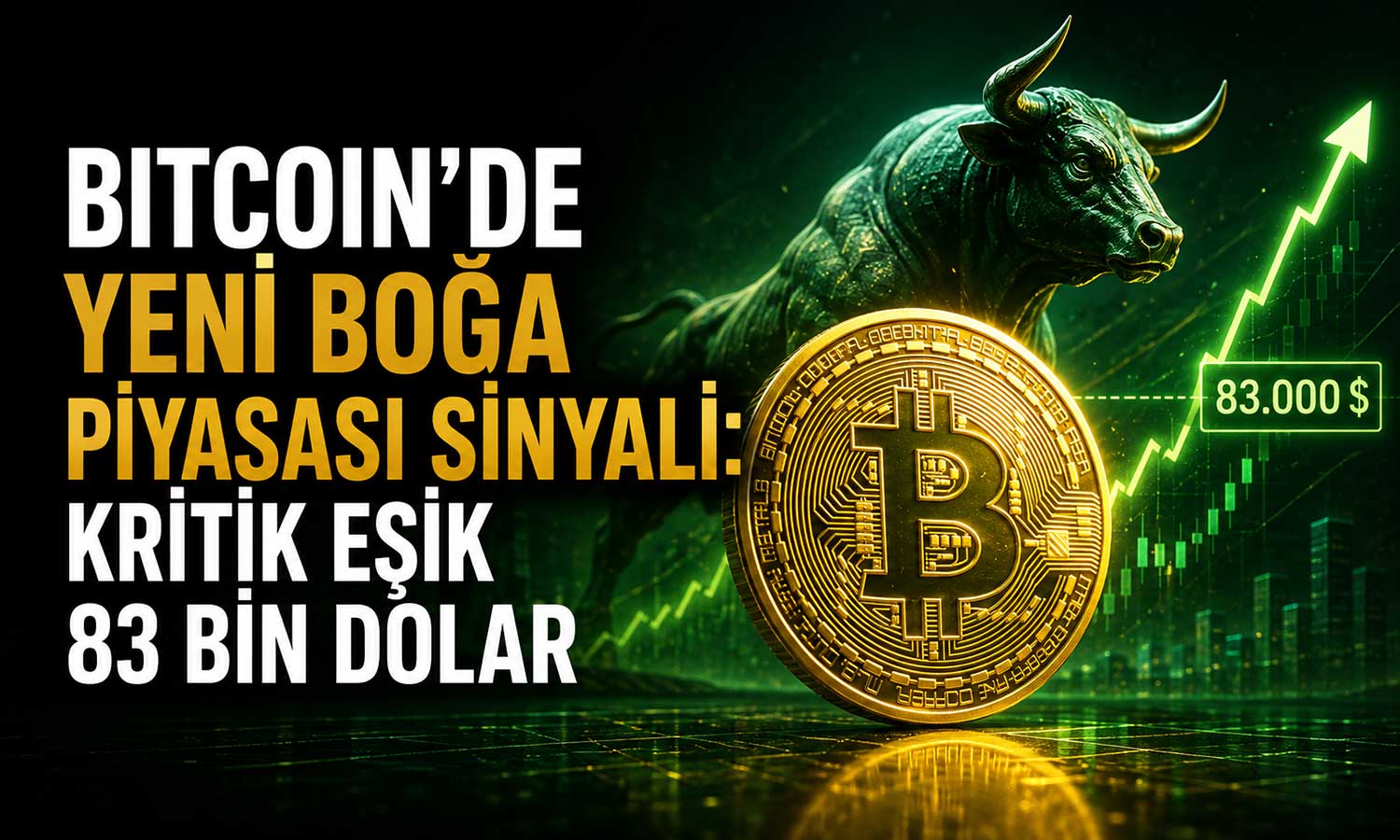 Bitcoin'de boğa heyecanı: 100 bin dolar yolunda kritik eşik