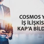 COSMOS bağlı ortaklığından malzeme sözleşmesi