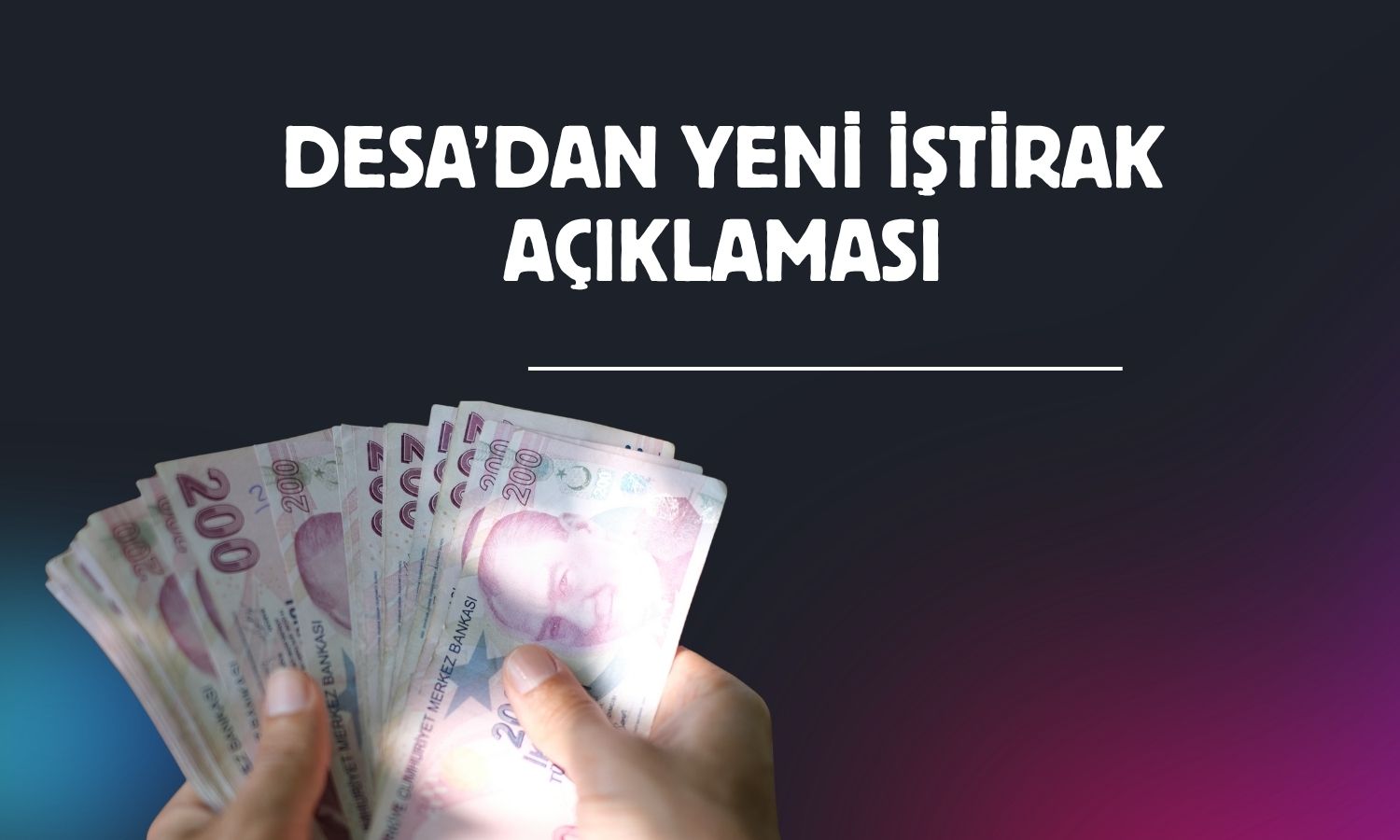 DESA 40 milyon TL sermayeli biofabrikasyon şirketi kuruyor