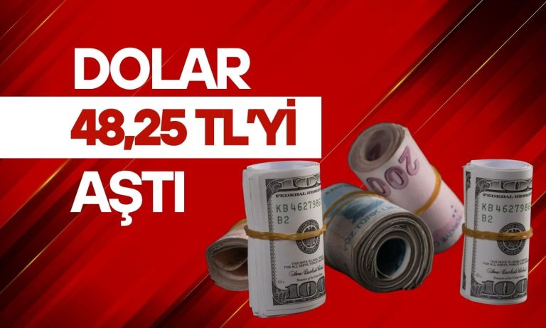 Dolar 48,25 TL'yi aştı: Warsh'ın konuşması öncesi zirveye yakın