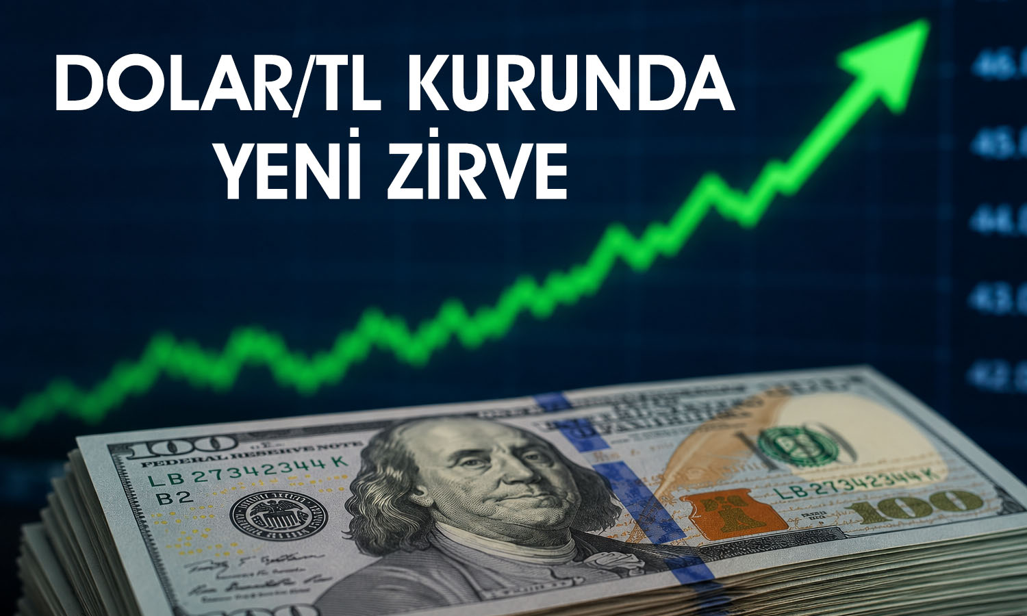 Dolar/TL’de yeni rekor: Kontrollü yükseliş sürüyor
