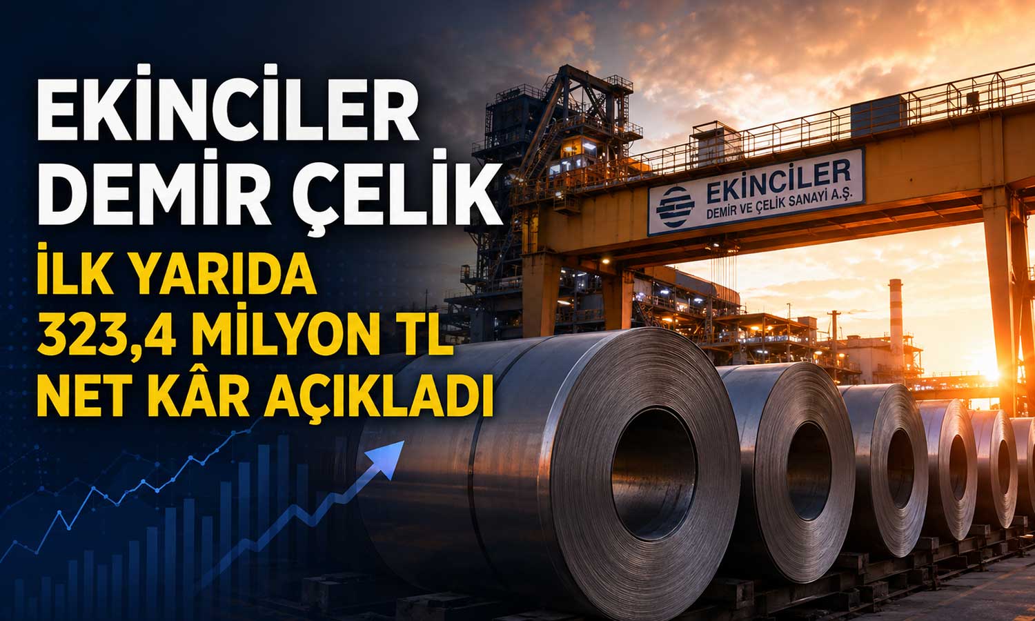 Ekinciler Demir Çelik’ten yılın ilk yarısında güçlü ciro