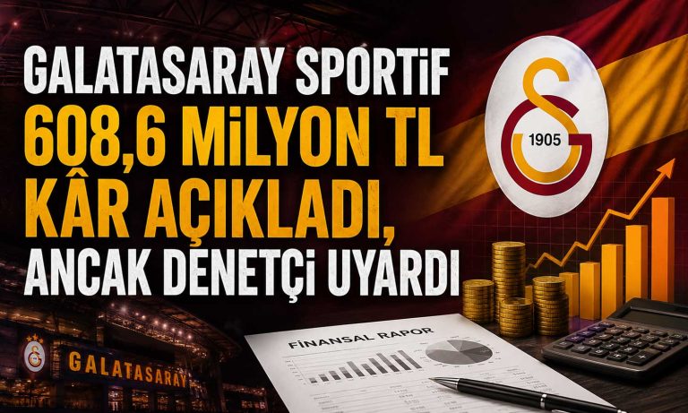 Galatasaray'ın hasılatı 20,6 milyar TL'ye ulaştı