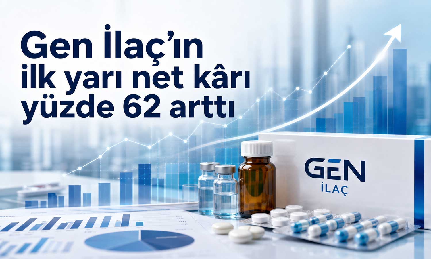 Gen İlaç’ın satış gelirleri ilk yarıda çift haneli büyüdü