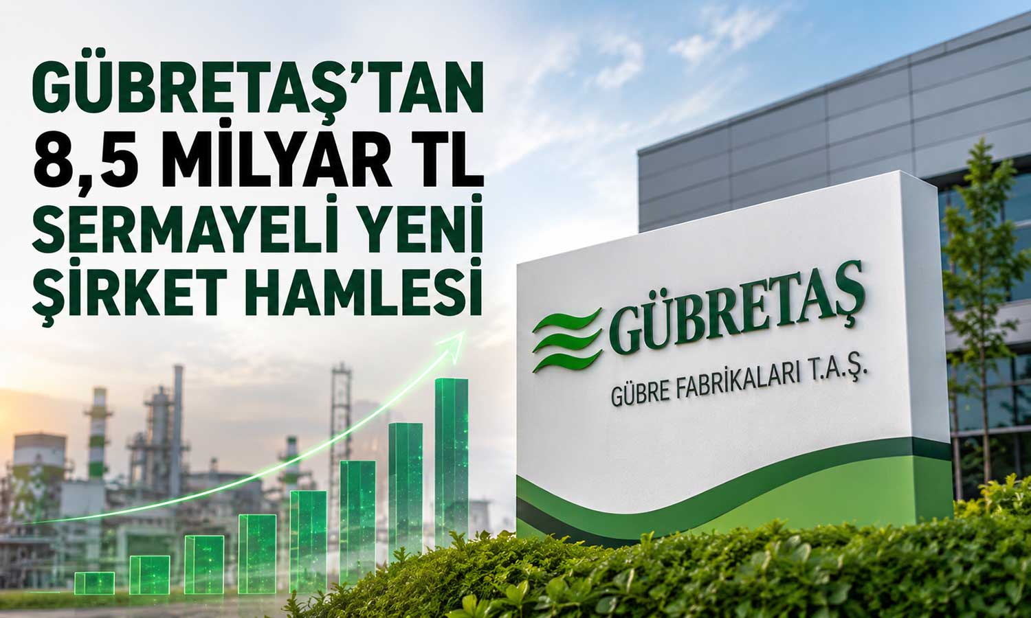 Gübretaş’tan yeni yatırım şirketi: Sermayesi 8,5 milyar TL olacak