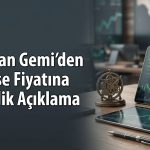 Haftalık yüzde 43 yükselen hisse için fiyat açıklaması yapıldı