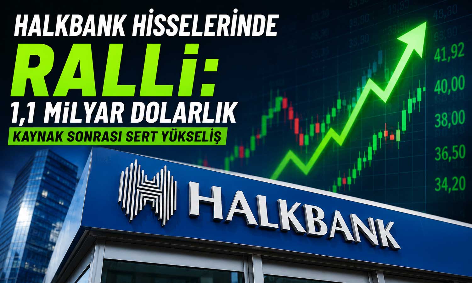 Halkbank hisseleri hızlandı: Milyar dolarlık kaynak alımları tetikledi