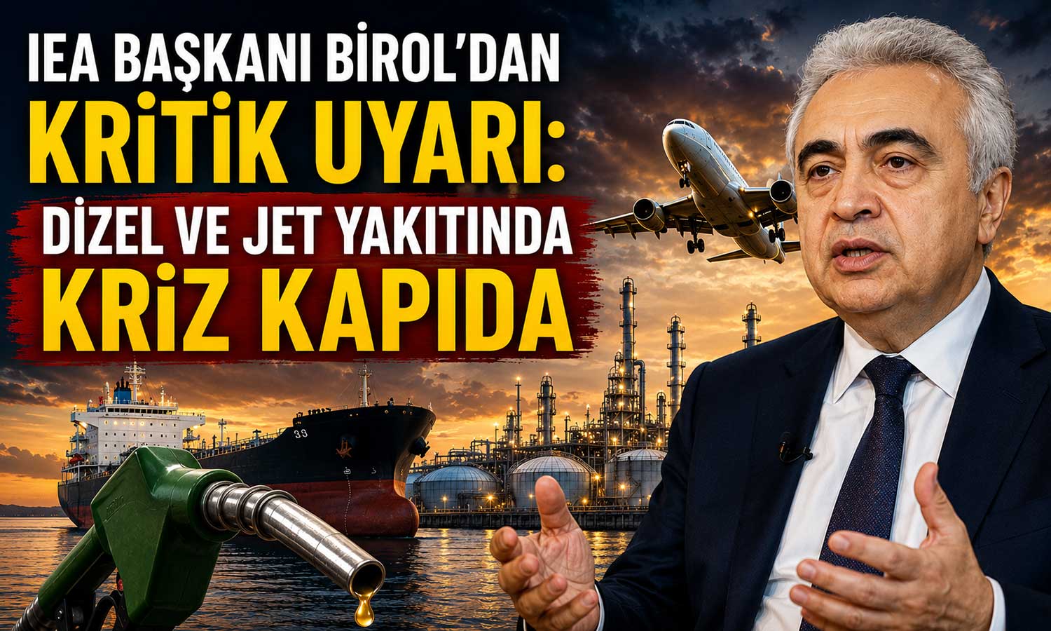IEA Başkanı Birol: Enerjide yeni krizin merkezinde rafine ürünler var