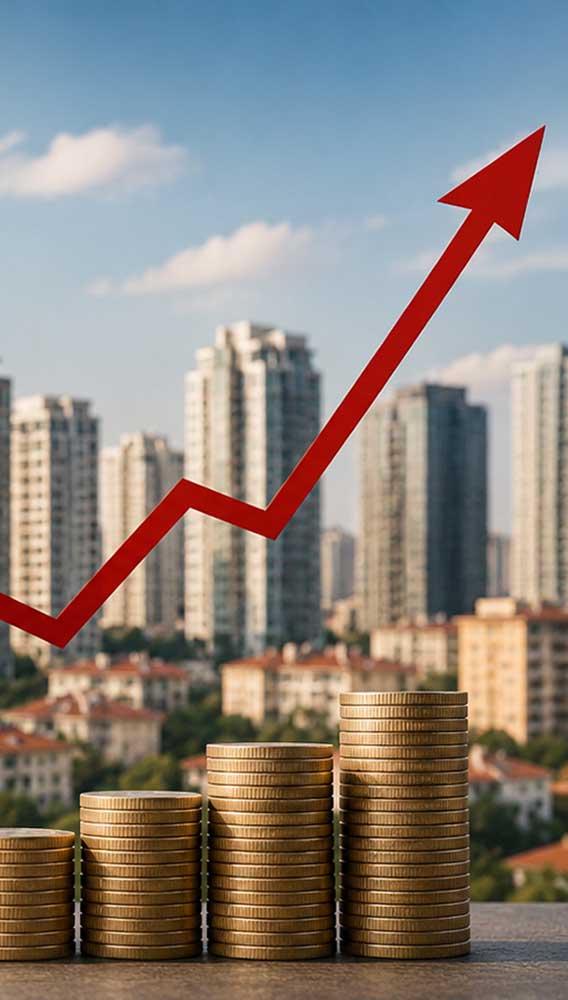 Konut fiyatlarında yıllık artış yüzde 25’e ulaştı