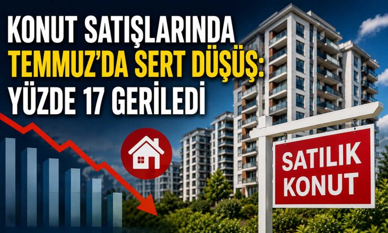 Konut satışları Temmuz’da geriledi: İpotekli satışlar arttı