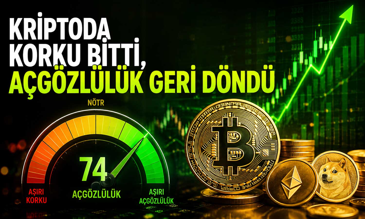 Kripto piyasasında risk iştahı zirveye çıktı