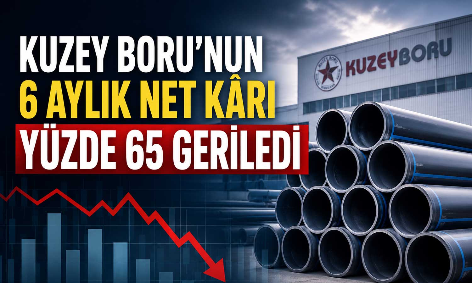 Kuzey Boru’nun 6 aylık kârı 260 milyon TL’ye geriledi