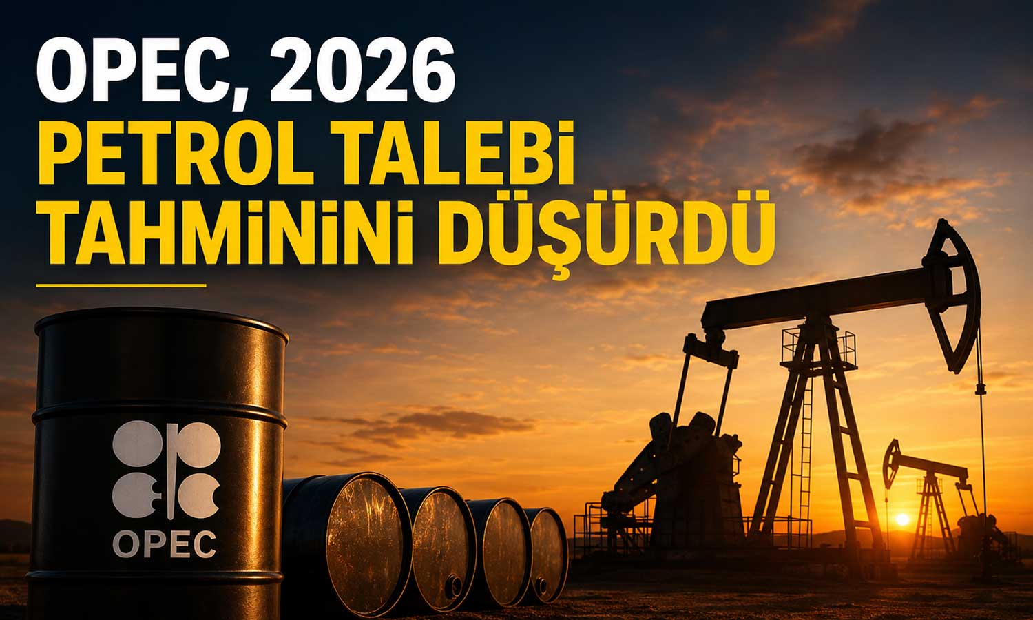 OPEC’ten petrol talebi için aşağı yönlü revizyon