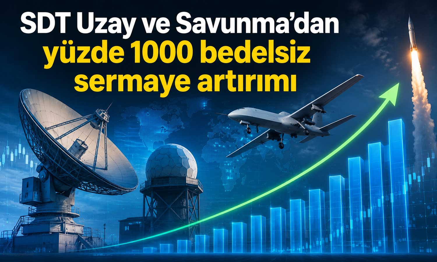 SDT Uzay ve Savunma sermayesini 638 milyon TL’ye çıkarıyor