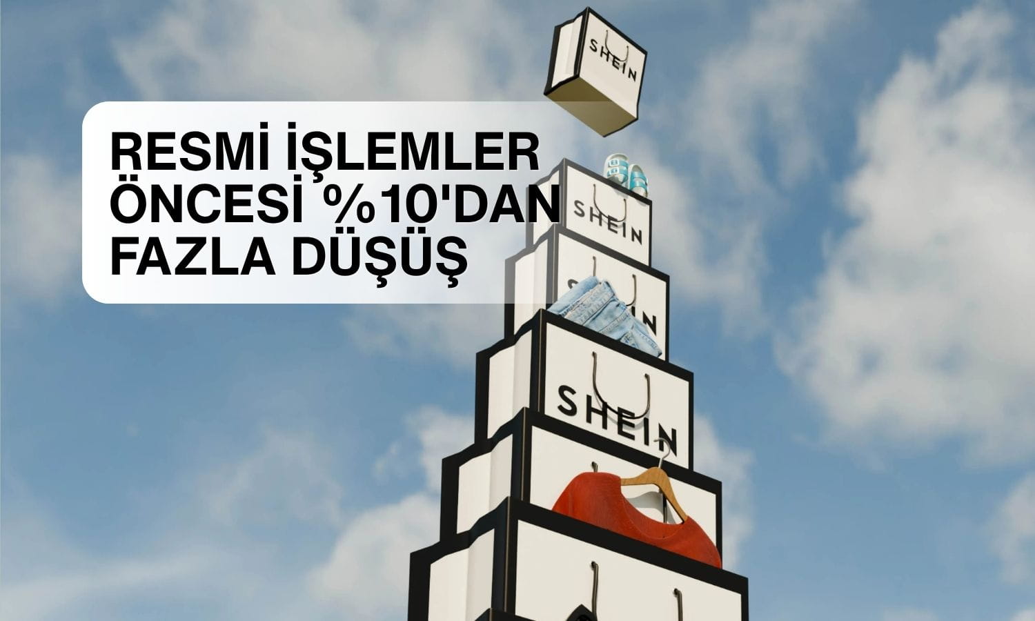 Shein paylarında halka arz öncesi şok düşüş: Kayıp yüzde 10'u aştı