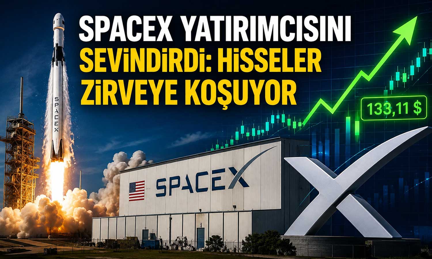 SpaceX yatırımcısını sevindirdi: Hisseler zirveye koşuyor