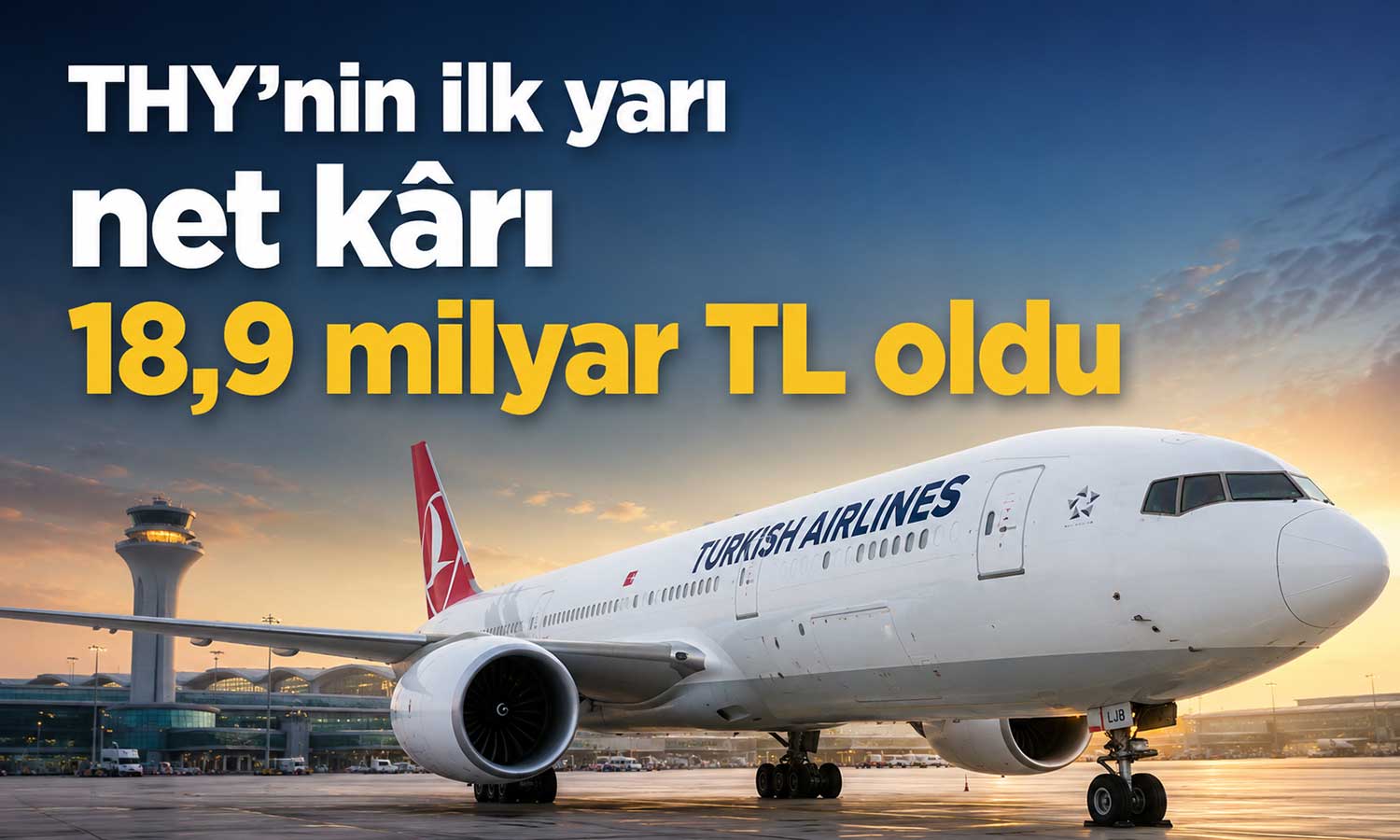 THY’nin ilk yarı cirosu yüzde 43 yükseldi, net kârı düştü