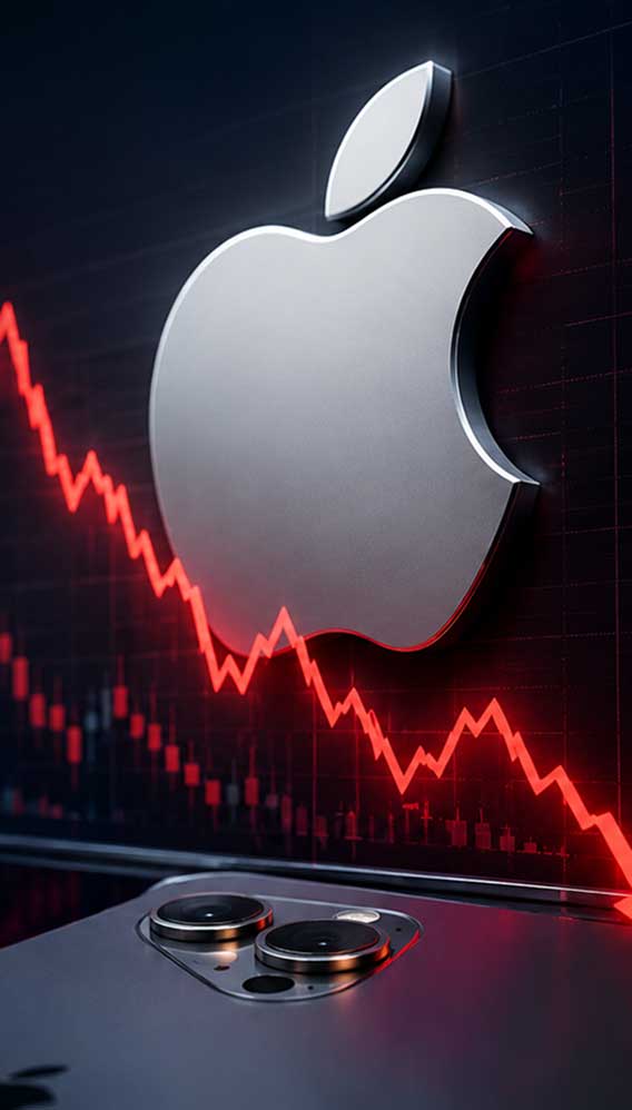 Zayıf tahmin Apple'ı vurdu: Tedarik krizi hisseleri çökertti