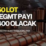 250 lot MEGMT payının 2400’e ulaşacağı tarih açıklandı