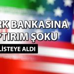 ABD’den Türk bankasına İran yaptırımı!