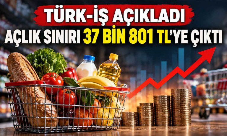 Açlık sınırı bir yılda 9 bin 830 TL arttı