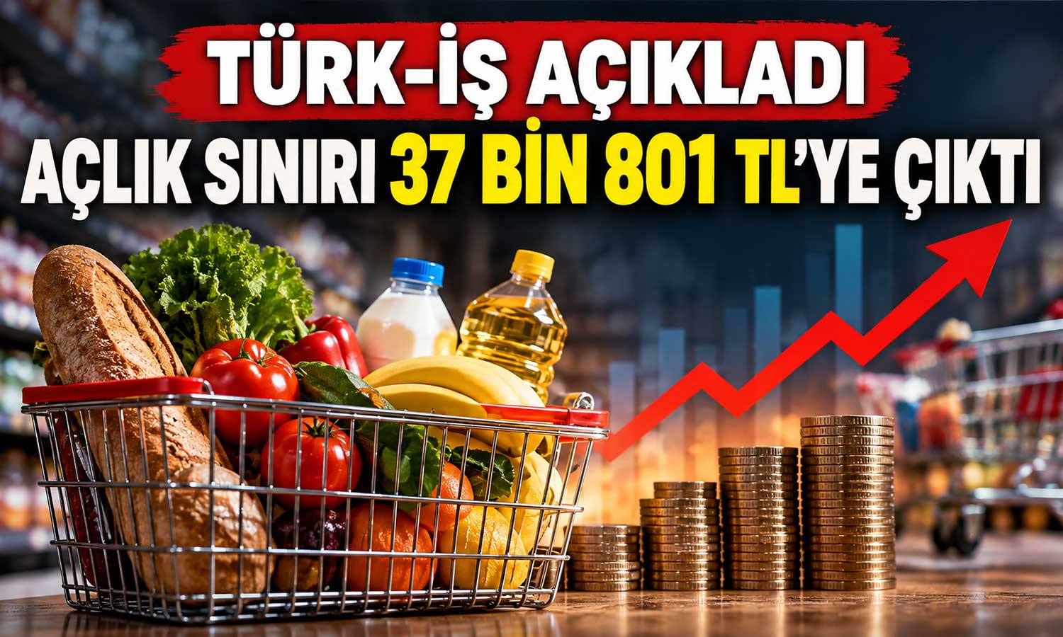 Açlık sınırı bir yılda 9 bin 830 TL arttı