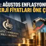 Ağustos enflasyonunda enerji ve hizmet fiyatları dikkat çekti