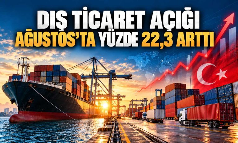 Ağustos’ta dış ticaret açığı 5,2 milyar dolara yükseldi