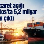 Ağustos’ta ihracat arttı, dış ticaret açığı yükseldi