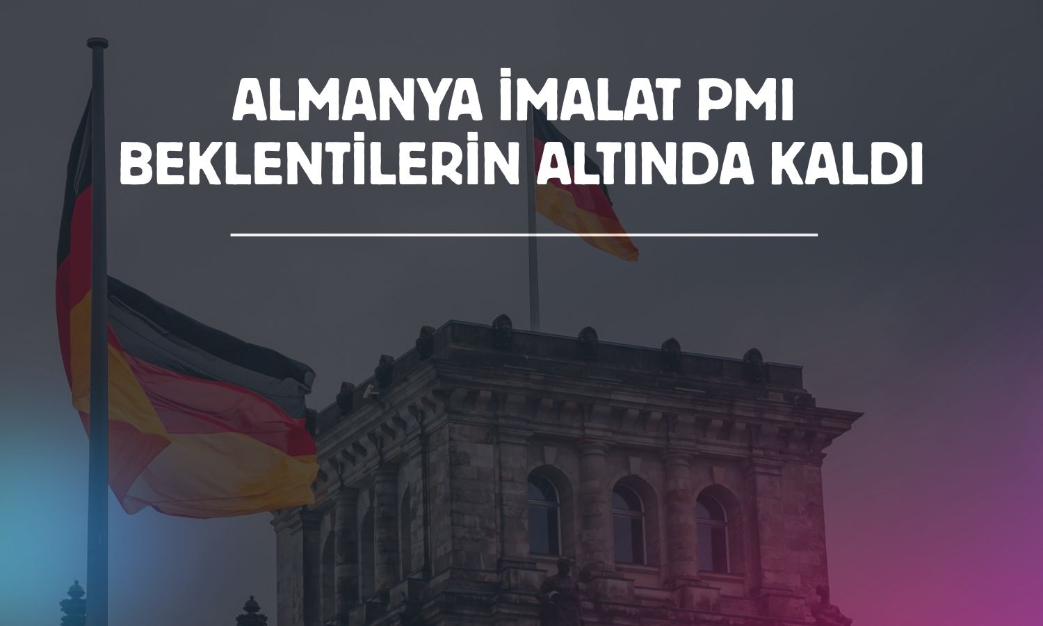 Almanya imalat PMI 53,8’e gerilerken büyüme sürdü