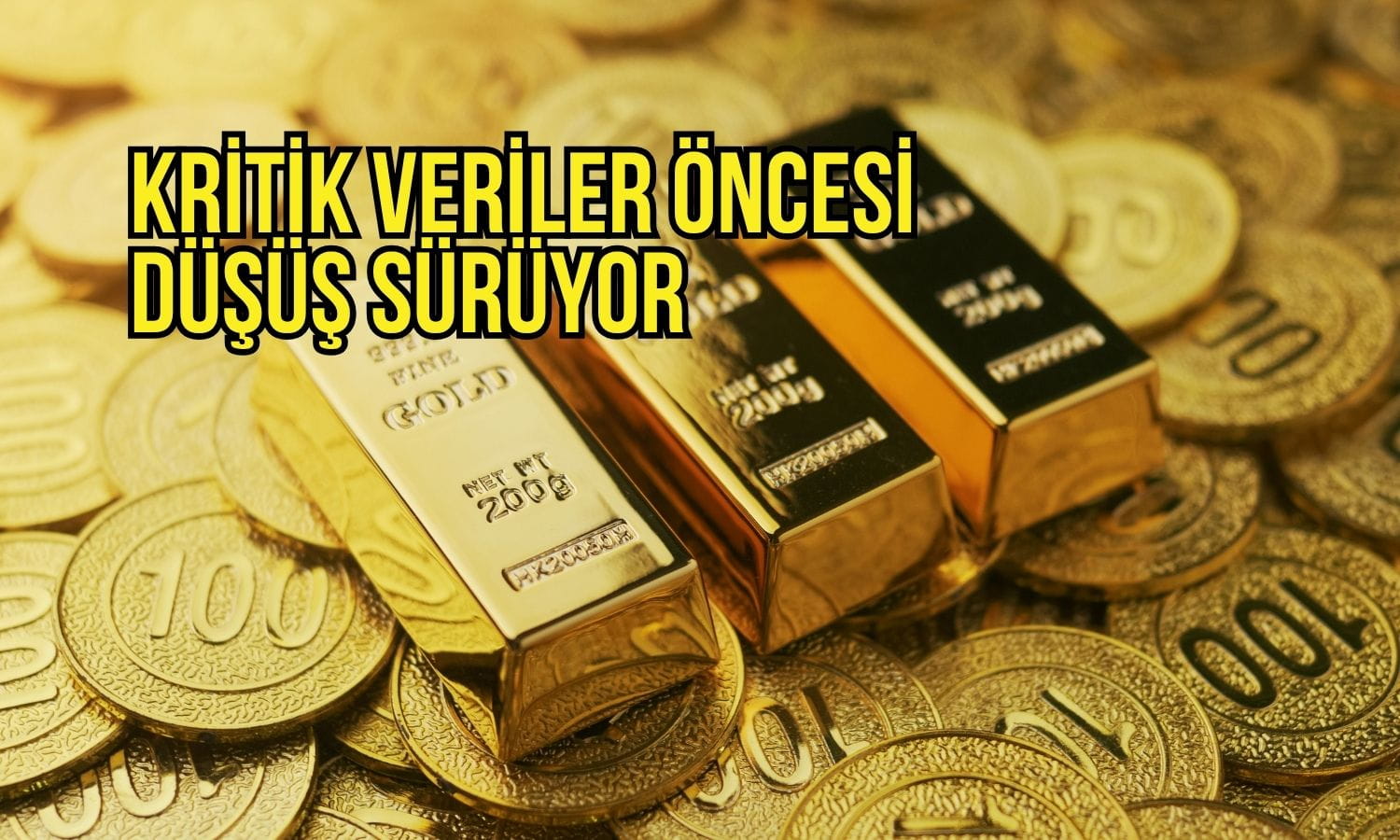Altın ABD istihdam verileri öncesi geriliyor