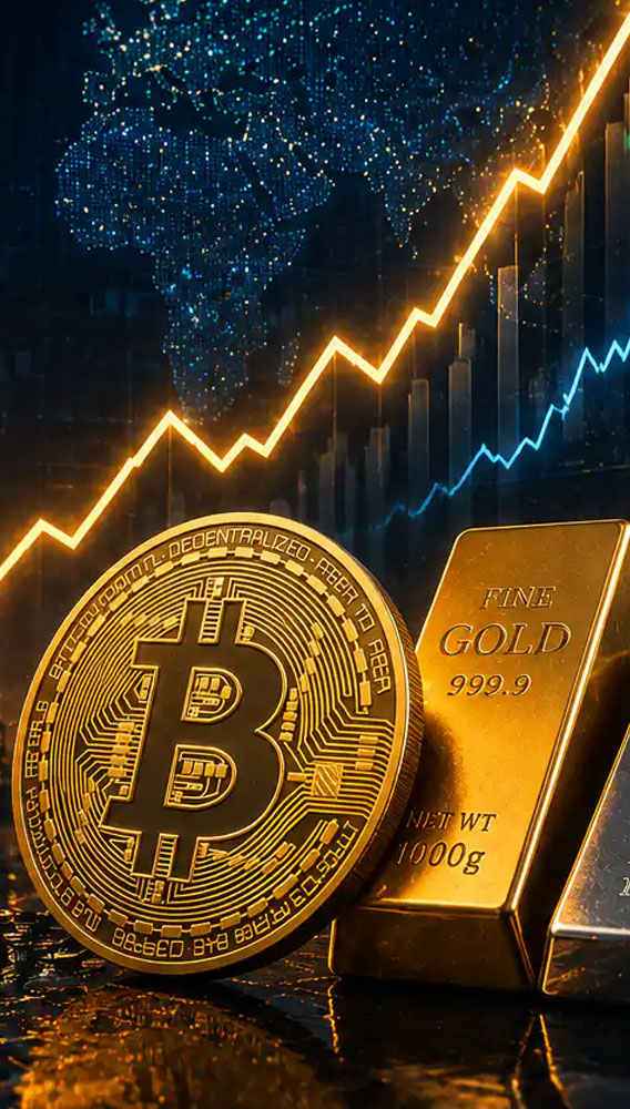 Altın, gümüş ve Bitcoin düşüşte: Piyasalar diken üstünde
