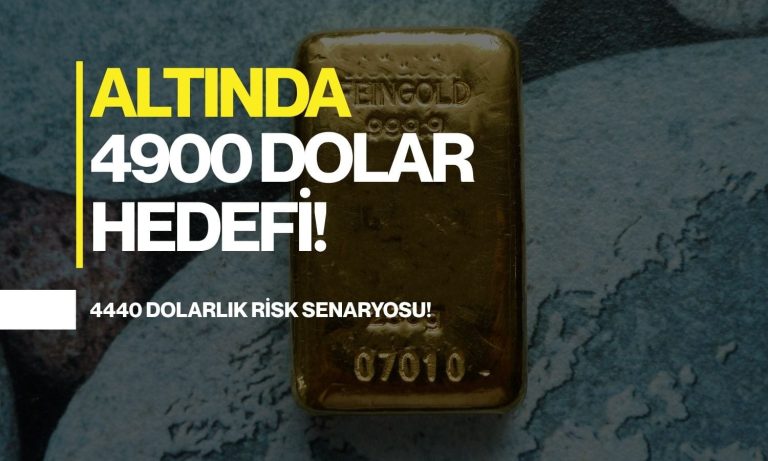 Altında 4900 dolar umudu, 4440 dolar riski! Goldman açıkladı
