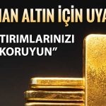 Altında sert düşüş! Uzman yatırımcılara hangi tavsiyeyi verdi?