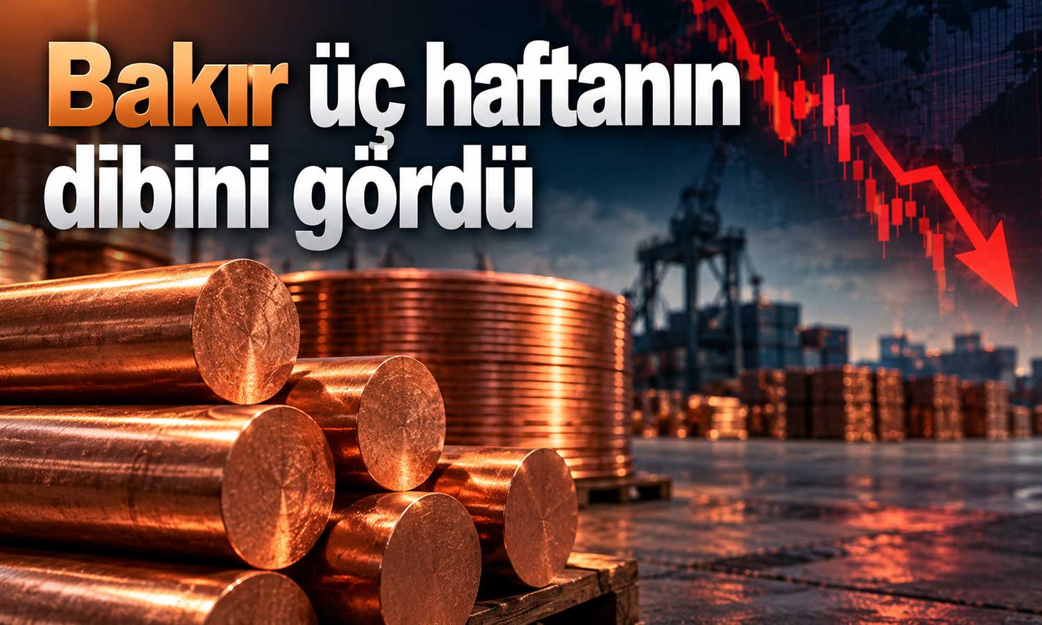 Bakır fiyatlarında stok baskısı: Üç haftanın en düşük seviyesi