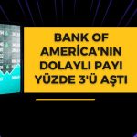 Bank of America’nın EUYO’daki dolaylı payı yüzde 3’ü aştı