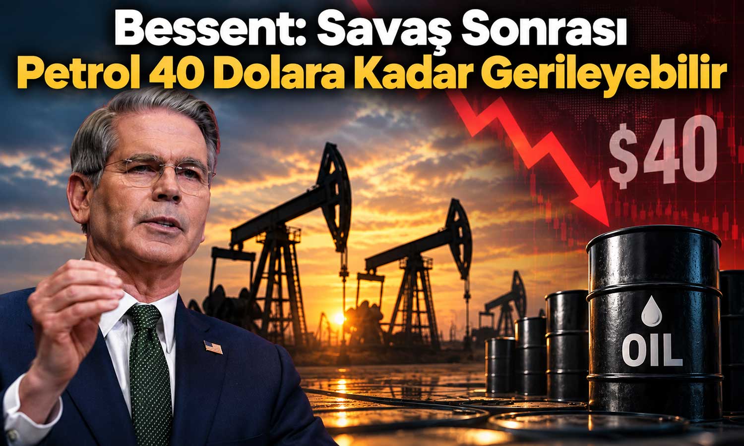Bessent petrol fiyatlarında sert düşüş bekliyor