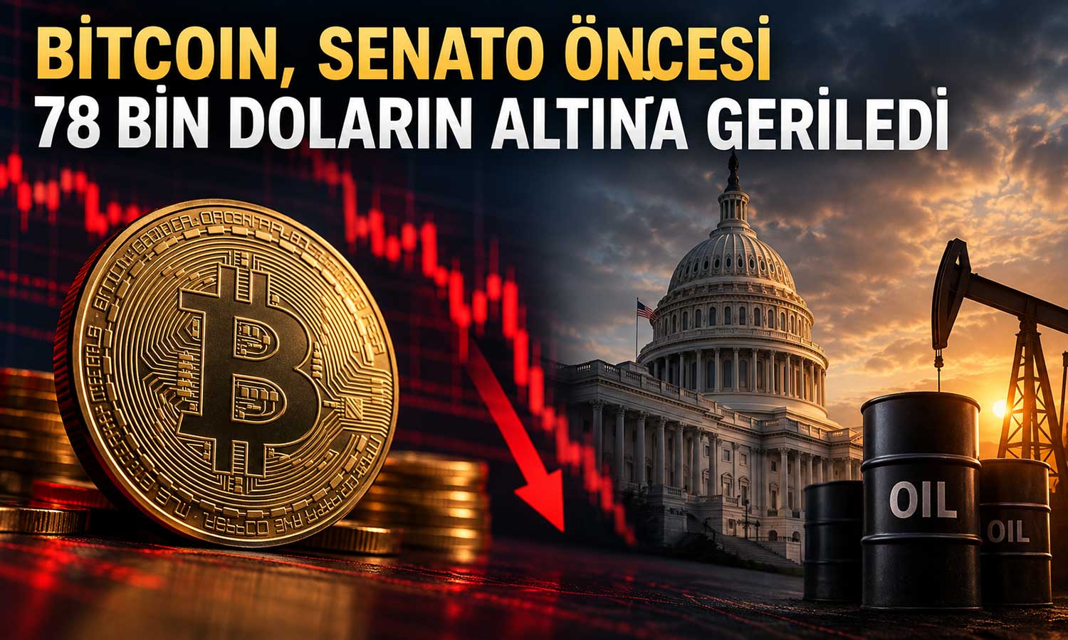 Bitcoin’de geri çekilme: Gözler Clarity Act oylamasında