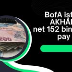 BofA’nın AKHAN’daki dolaylı payı yüzde 3,56’ya geriledi