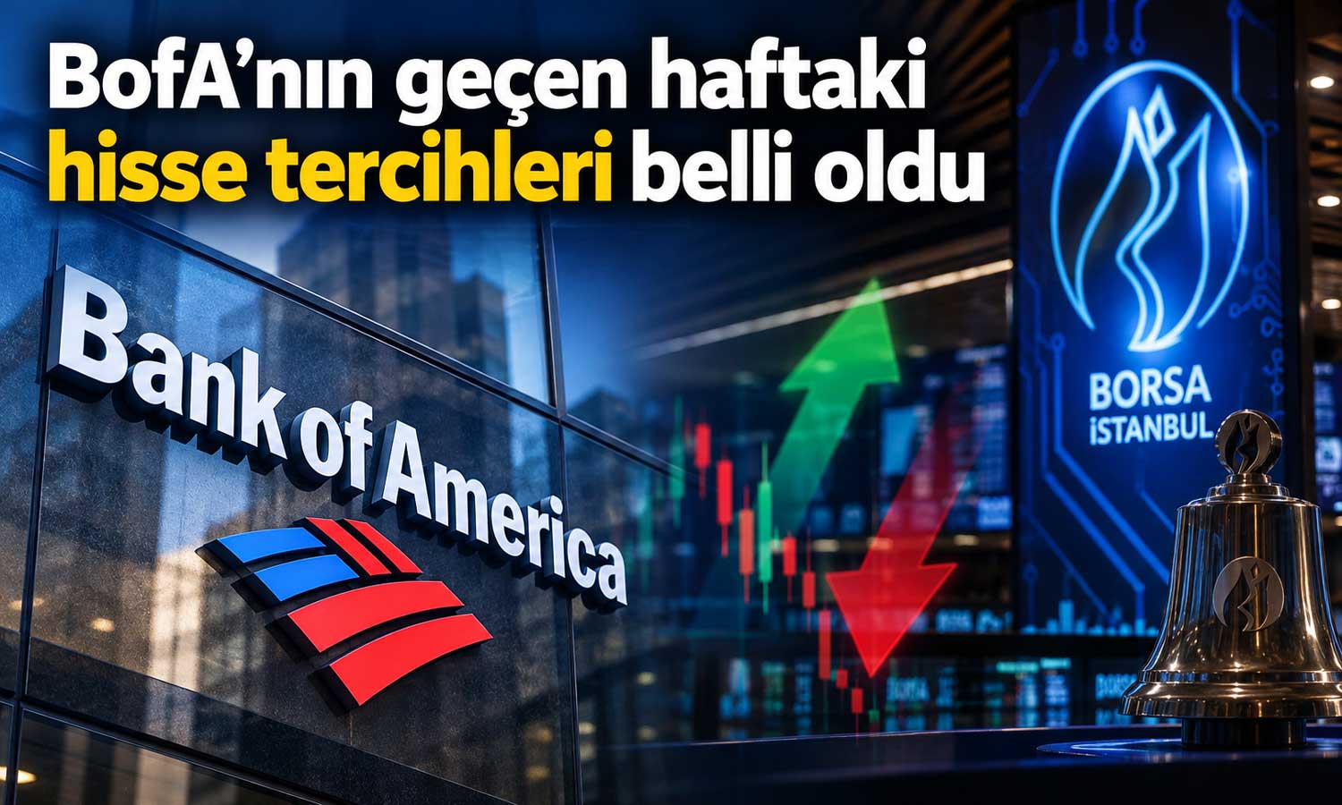 BofA’nın alım ve satış listesi belli oldu: Zirvede KCHOL ve ASELS
