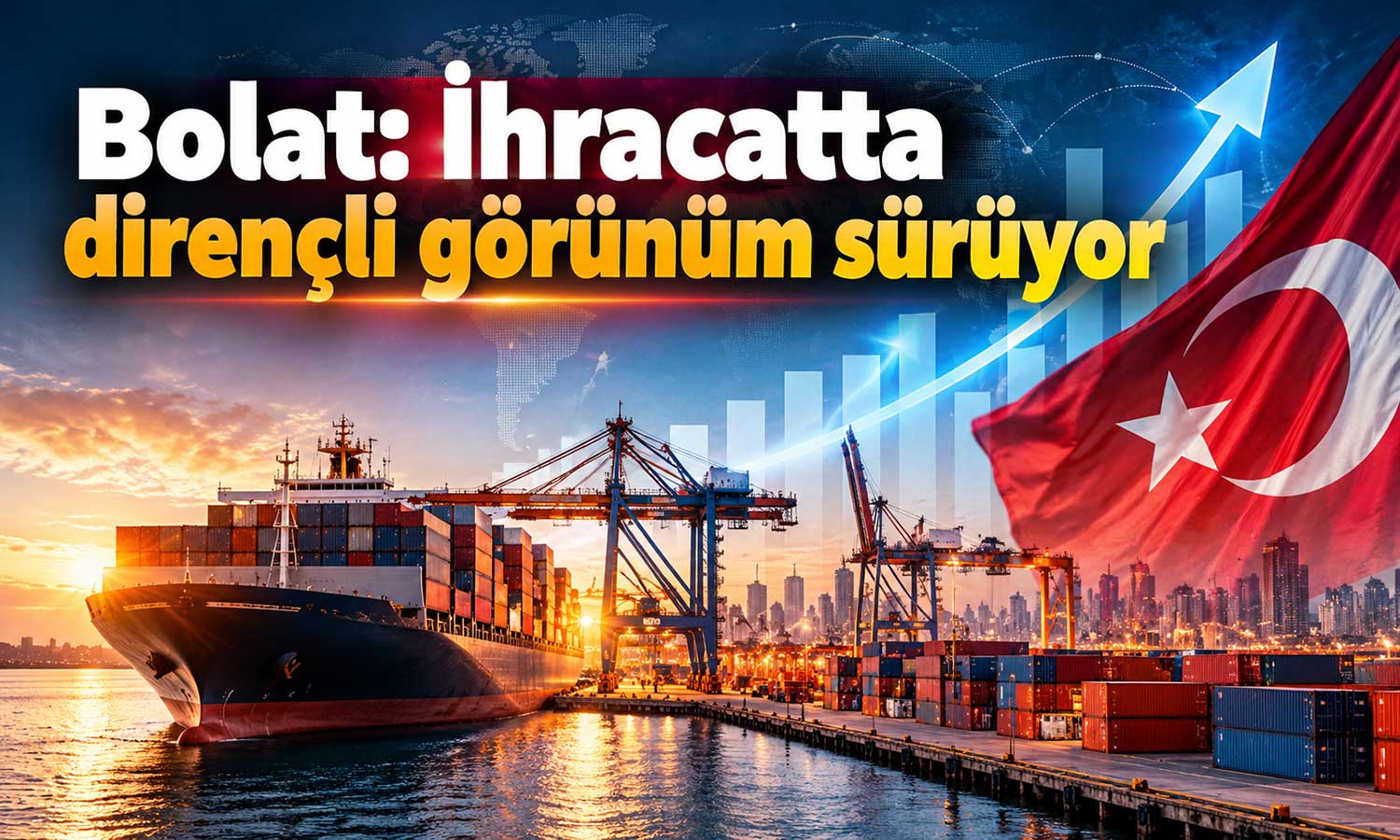 Bolat: Türkiye’nin Ağustos ihracatı rekor kırdı
